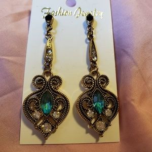 Rhinestone earrings